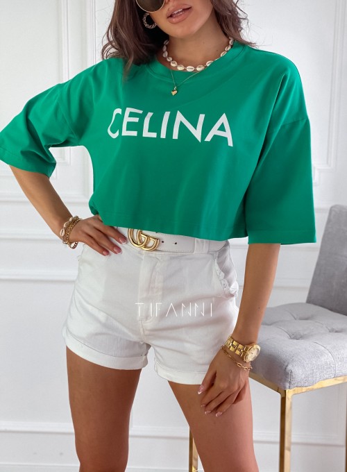 T-shirt Celina green 1