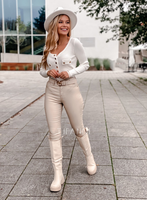 Bluzka Vessi śmietankowa 6