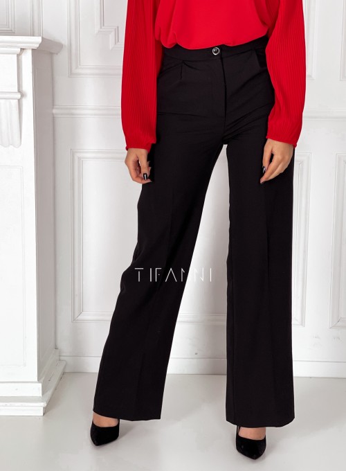 Eleganckie spodnie Salin czarne 4