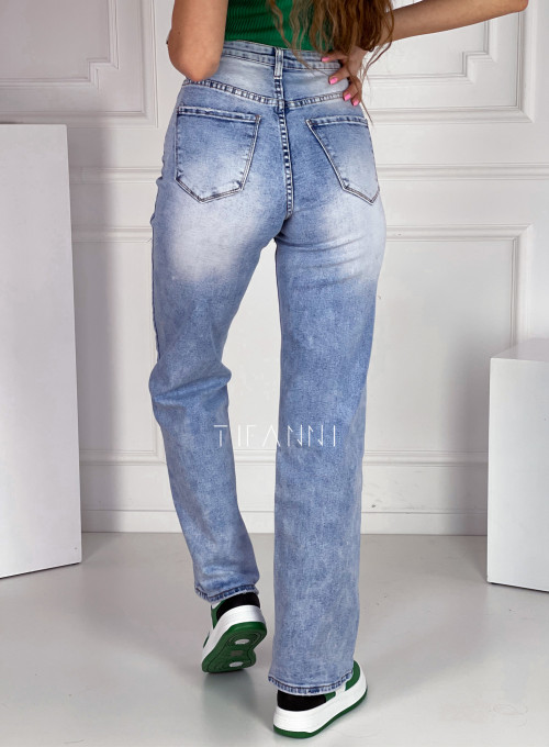 Spodnie jeansowe Carol proste 3