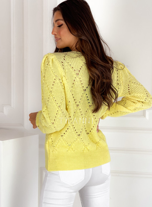 Sweter Vera Żółty 4