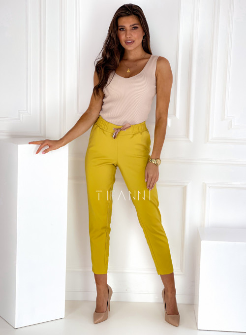 spodnie-lavia yellow 1