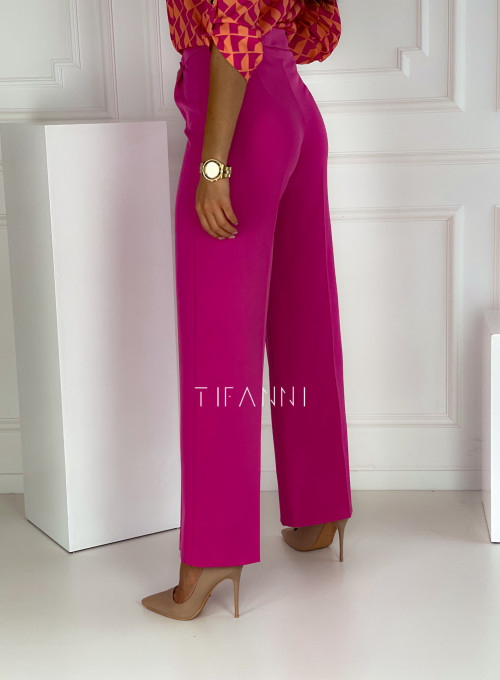 Eleganckie spodnie Salin light pink 2