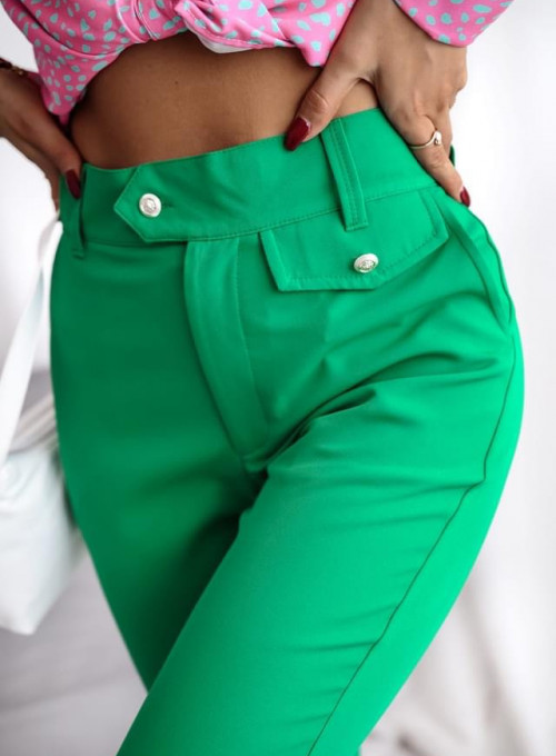 Spodnie Lian zielone 1