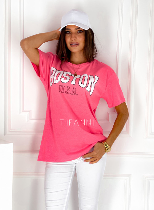 T-shirt Boston Pink