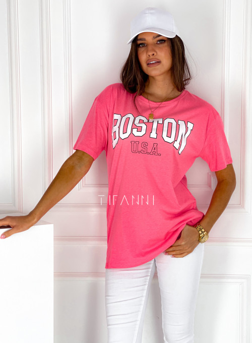 T-shirt Boston Pink 1