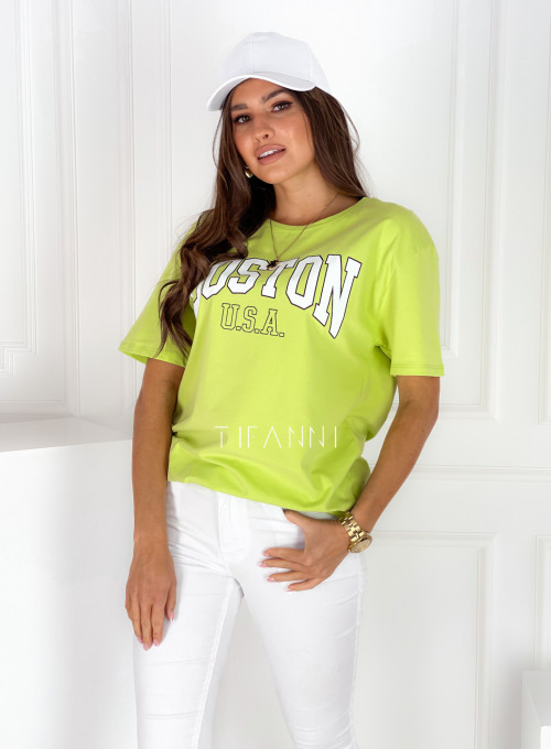 T-shirt Boston Green 1