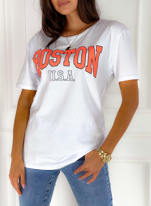 T-shirt Boston White 1