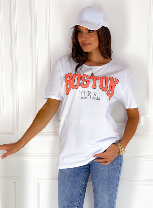 T-shirt Boston White 2