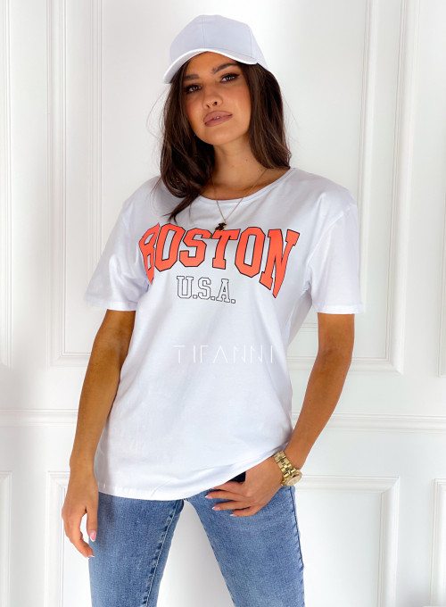 T-shirt Boston White 4