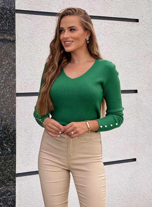 Sweter Clasic zielony