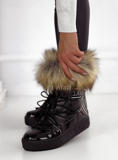 Buty śniegowce z futerkiem