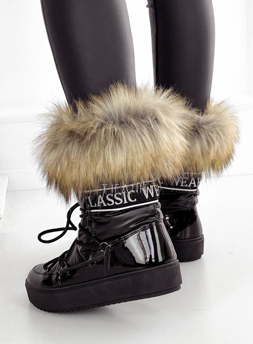 Buty śniegowce z futerkiem 4