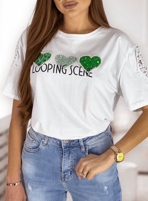T-shirt Looping green 1
