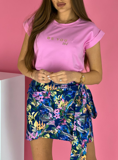 T-shirt Be You różowy 2