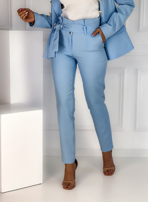 Spodnie Glamour FLO błękitne 2