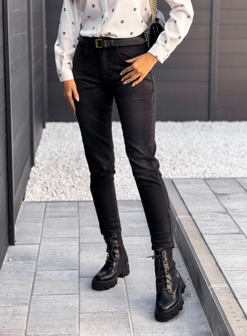 Spodnie jeansowe Maffi czarne