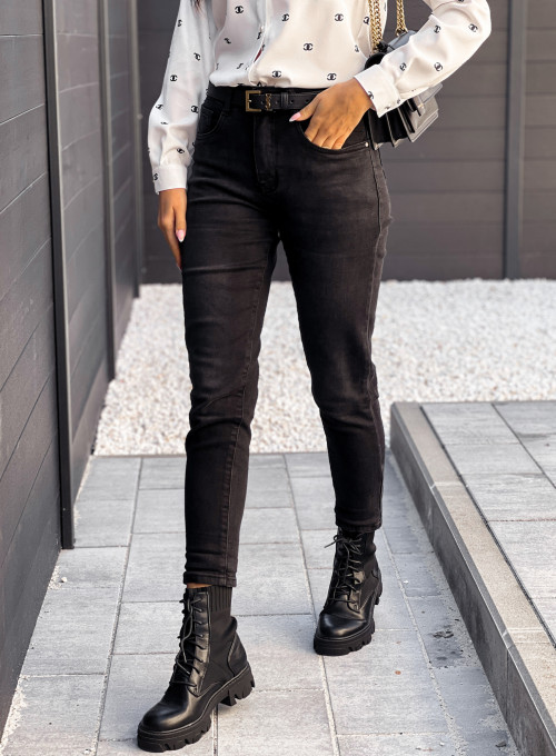 Spodnie jeansowe Maffi czarne 1
