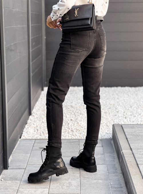 Spodnie jeansowe Maffi czarne 2