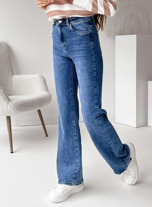 Spodnie jeansowe Secret proste nogawki 2