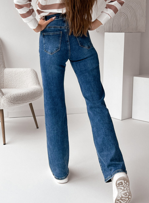 Spodnie jeansowe Secret proste nogawki 7