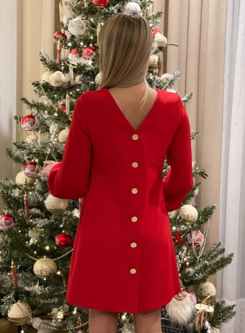 Sukienka Etinet czerwona