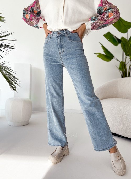 Spodnie jeansowe Daysie proste nogawki 1