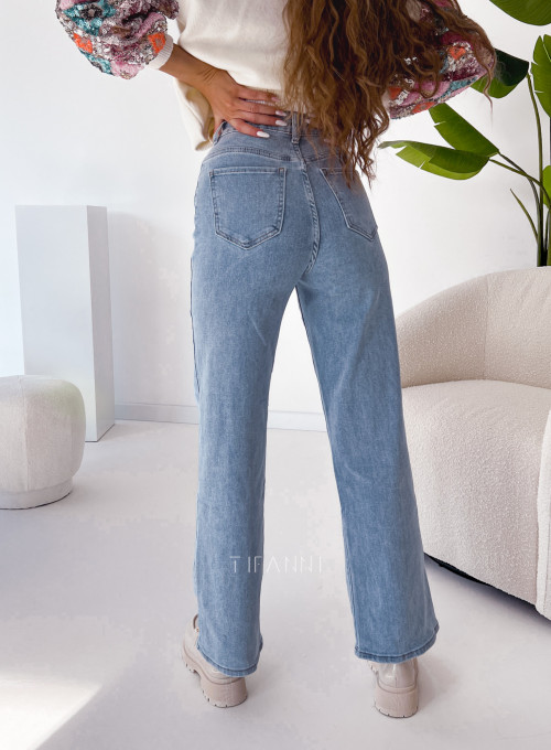 Spodnie jeansowe Daysie proste nogawki 4