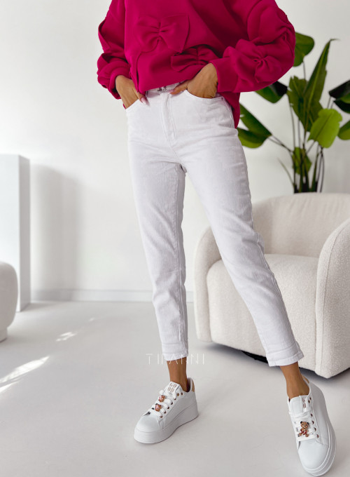 Spodnie jeansowe Premium białe 2