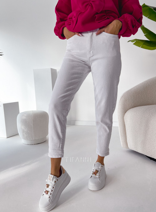 Spodnie jeansowe Premium białe 5