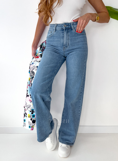 Spodnie jeansowe Hello Miss proste nogawki 2