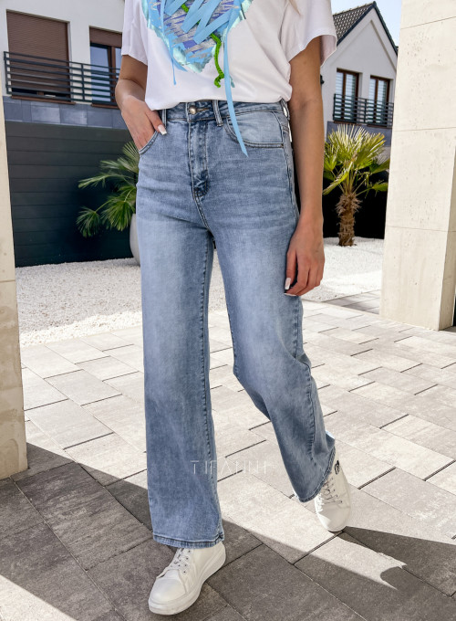 Spodnie jeansowe Sara New proste 3