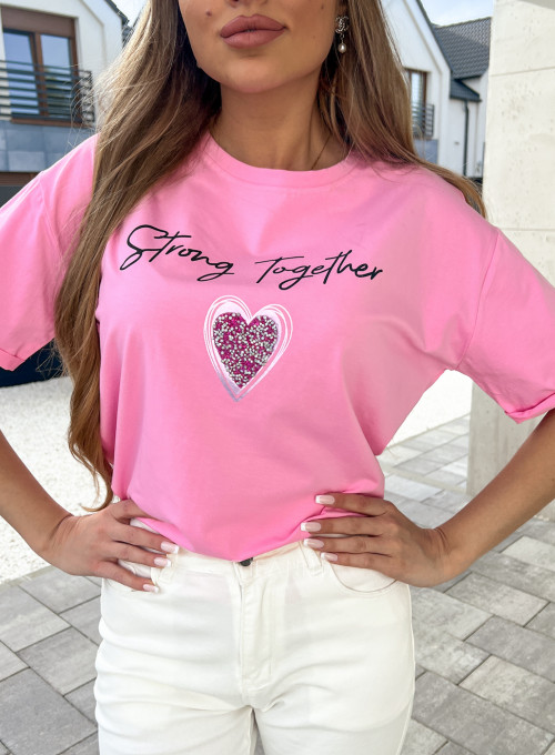 T-shirt Together różowy 1