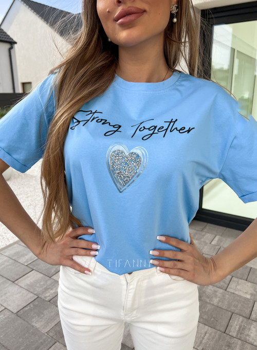 T-shirt Together niebieski 1
