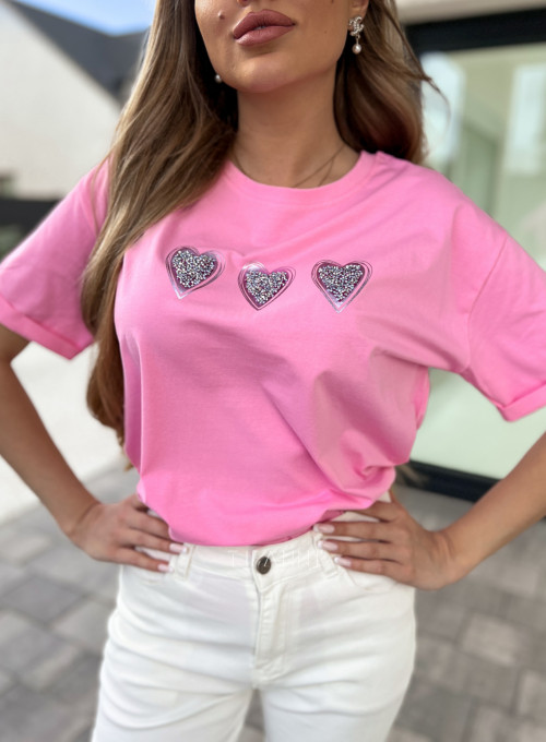 T-shirt Sandii różowy 1
