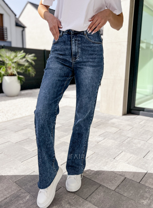 Spodnie jeansowe Laulia premium proste 2
