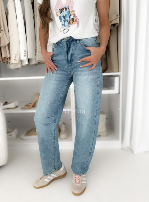 Spodnie jeansowe Trend Kod BG1035-4