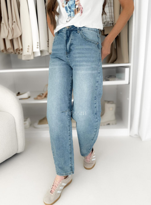 Spodnie jeansowe Trend Kod BG1035-4 2