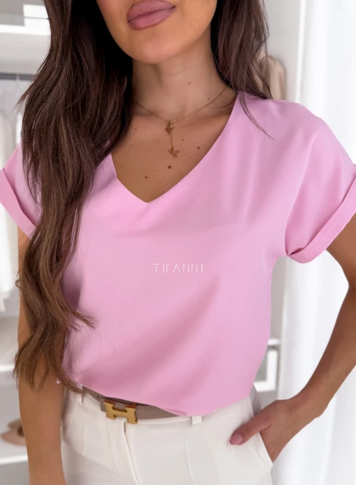 Bluzka pudrowa Neil 1