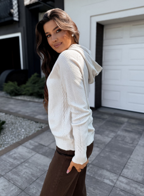 Sweter wiskozowy z kapturem Harper 9