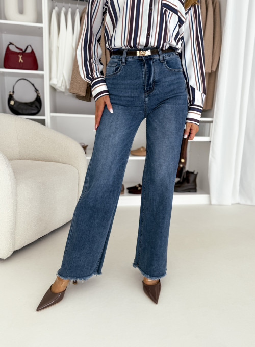 Spodnie jeansowe proste Roma 7