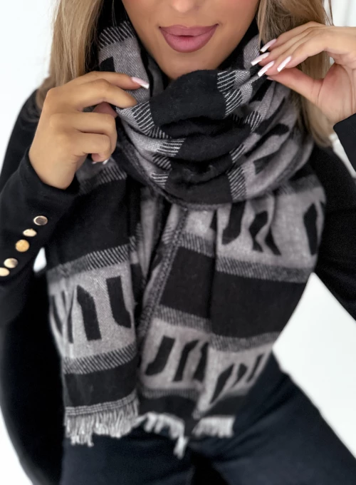 Szal UUU gray & black 1