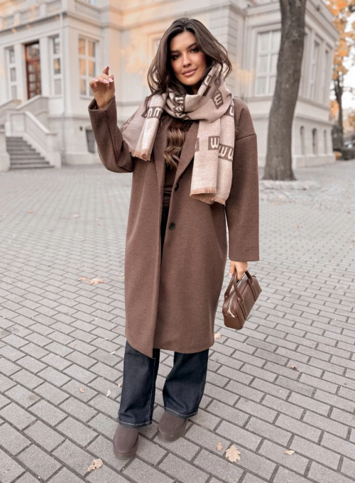 Szal Luno MMM bez & czekolada 4