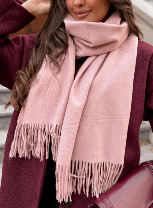 Szal Noelle brudny róż 1