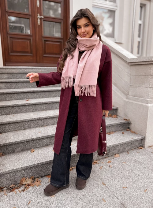 Szal Noelle brudny róż 2