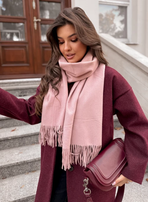 Szal Noelle brudny róż 4