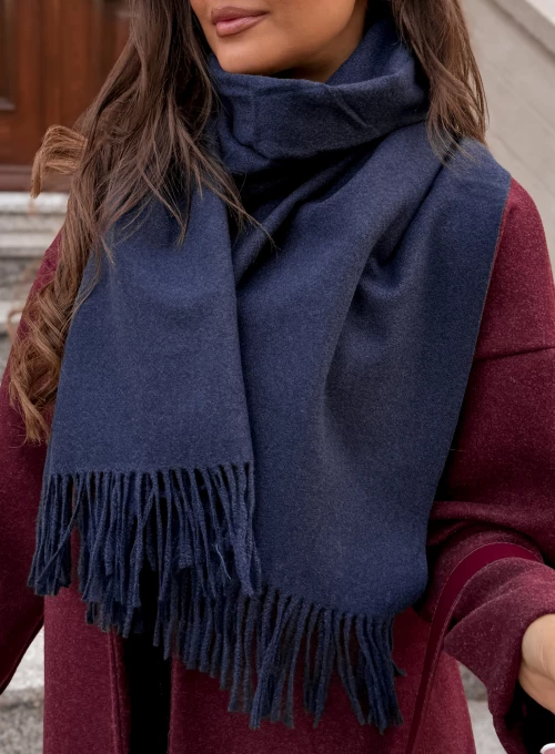 Szal Noelle granatowy 1