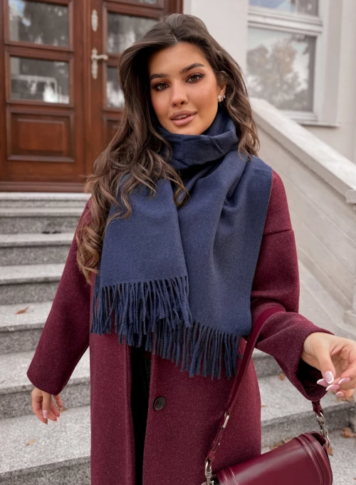 Szal Noelle granatowy 3
