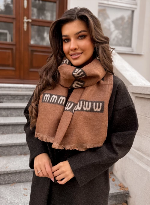 Szal Luno MMM mleczna czekolada