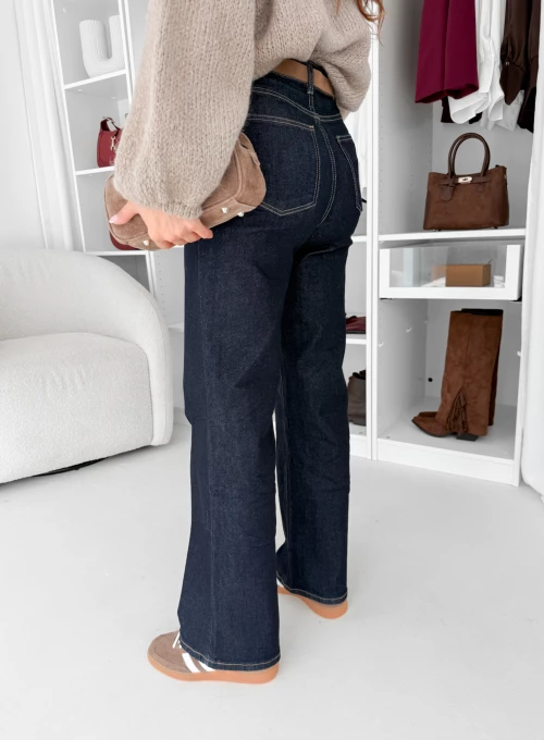 Spodnie jeansowe proste Lotty Dark 4